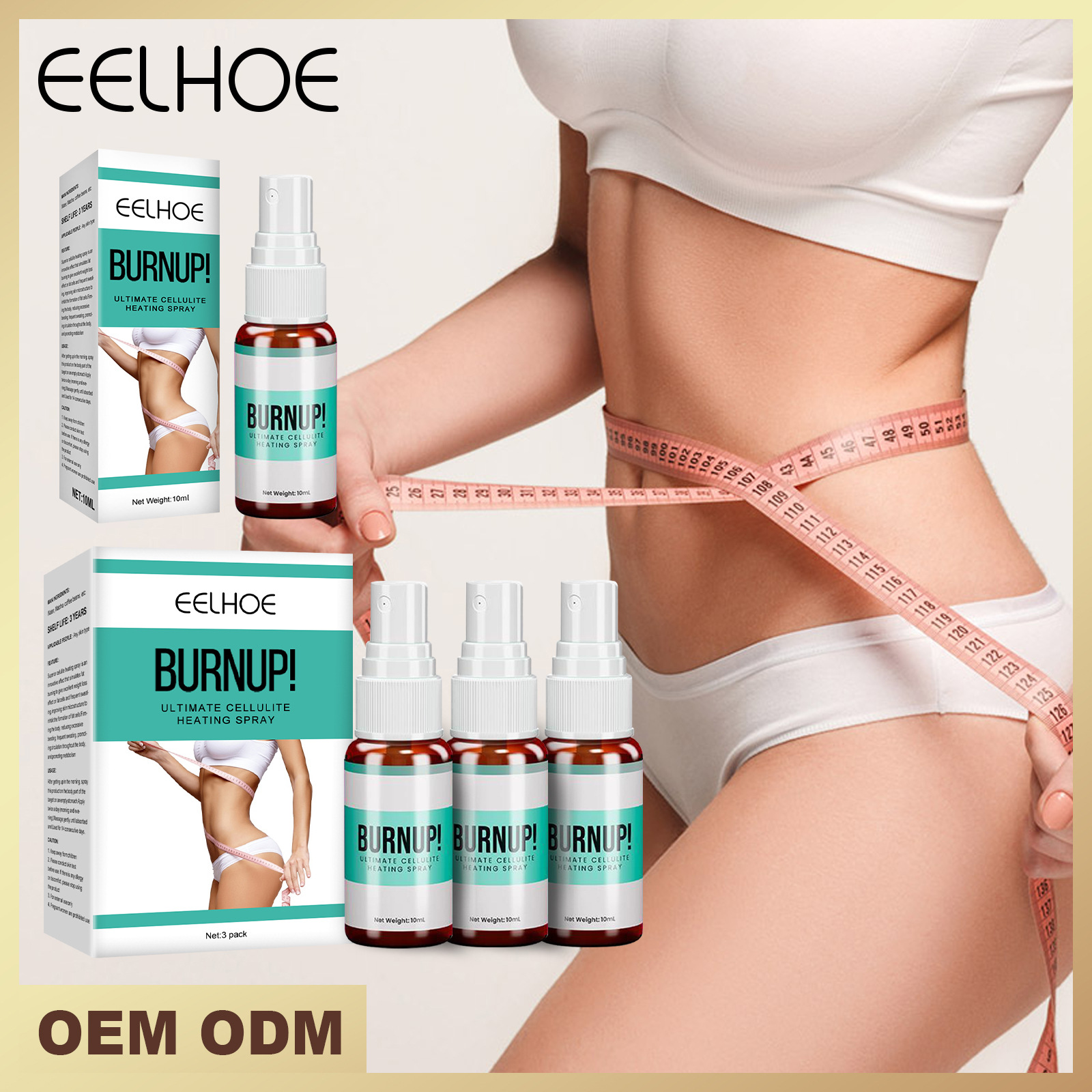 Free freight EELHOE OEM ODM Body spray tight belly thigh meat body shaping and massage