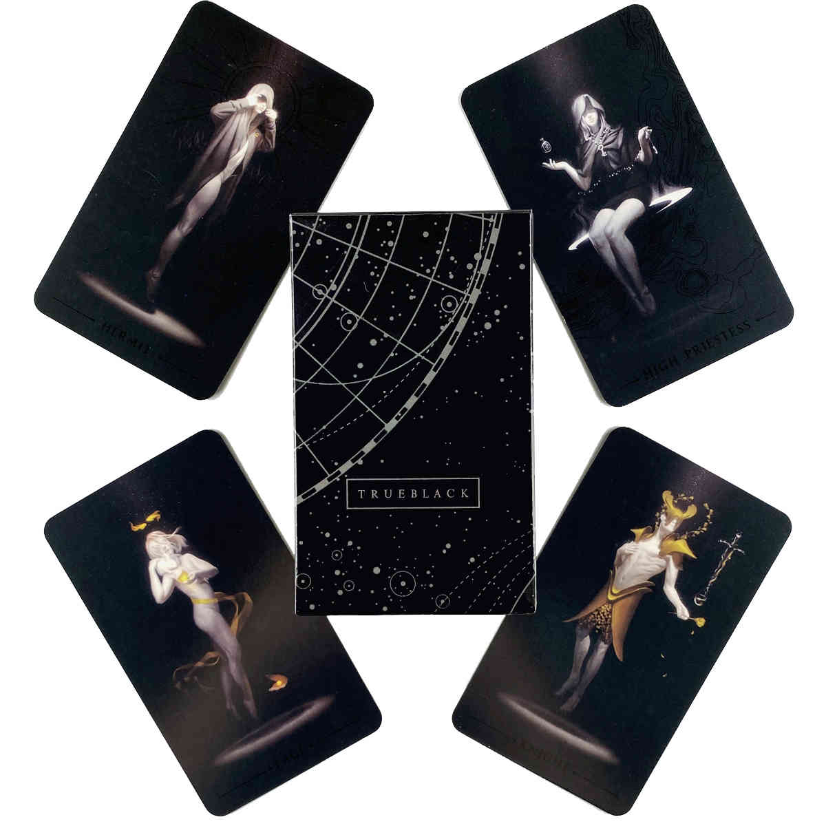True Black Tarot Deck Leisure Party Table Game High Quality Fortune-telling Prophecy Oracles Cards With Guide Book
True Black Tarot Deck Leisure Party Table Game High Quality Fortune-telling Prophecy Oracles Cards With Guide Book