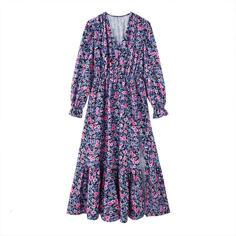 2021 New Autumn v Neck Floral Print for Women Casual Slim Long Sleeve Split Female Boho Elegant Maxi Party Vestidos Sqtz, 01
2021 New Autumn v Neck Floral Print for Women Casual Slim Long Sleeve Split Female Boho Elegant Maxi Party Vestidos Sqtz, 01