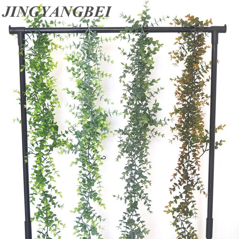 Decorative Flowers & Wreaths 180CM Eucalyptus Vine Hanging Artificial Plant Plastic Leaf Grass Wedding Party Wall Balcony Christmas Decorati
Decorative Flowers & Wreaths 180CM Eucalyptus Vine Hanging Artificial Plant Plastic Leaf Grass Wedding Party Wall Balcony Christmas Decorati