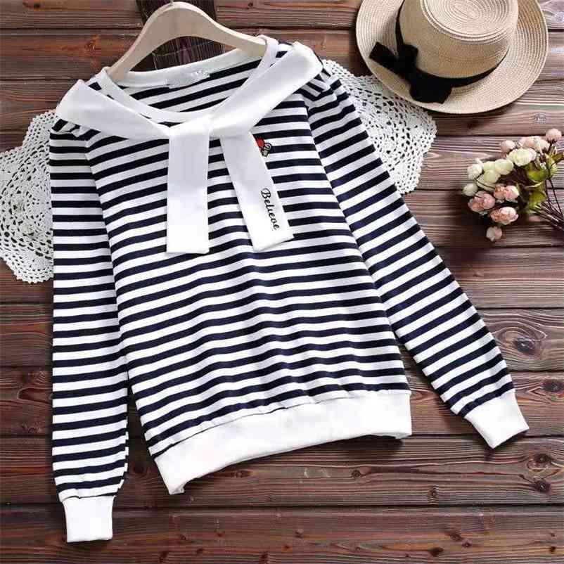 Spring Summer Striped T-Shirt For Women Fashion O-Neck Bandage Decor Loose Oversize Base Shirt Femmale Hooded Optional 210722, Red
Spring Summer Striped T-Shirt For Women Fashion O-Neck Bandage Decor Loose Oversize Base Shirt Femmale Hooded Optional 210722, Red