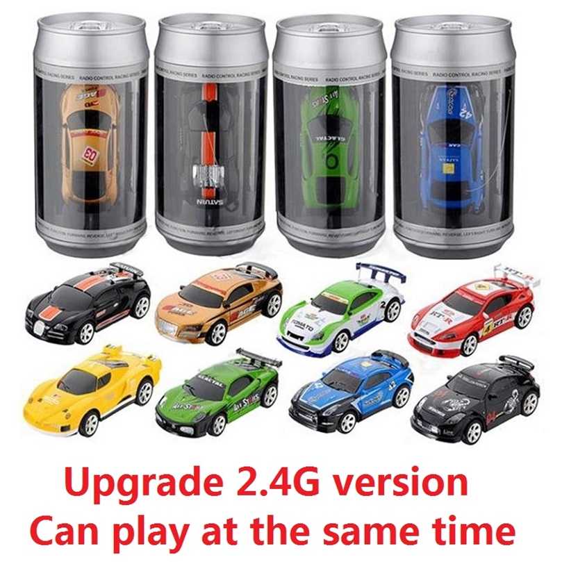 Electric RC Car Upgrade 2.4Ghz 8 Colors Sales 20Km/h Coke Can Mini Radio Remote Control Micro Racing Toy Different frequency Gift 211102
Electric RC Car Upgrade 2.4Ghz 8 Colors Sales 20Km/h Coke Can Mini Radio Remote Control Micro Racing Toy Different frequency Gift 211102