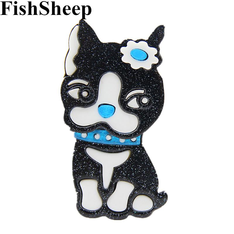 Pins, Brooches FishSheep Acrylic Dog For Women Kids Resin Animal Boston Terrier Brooch Pins Fashion Handmade Jewelry Gifts
Pins, Brooches FishSheep Acrylic Dog For Women Kids Resin Animal Boston Terrier Brooch Pins Fashion Handmade Jewelry Gifts