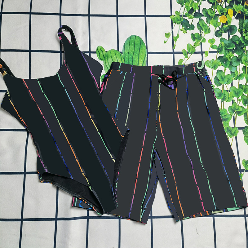 Trendy Couple Designer Swimwear Letter Pattern Printed Men Swim Shorts Women Summer Holiday Beachwear, Swimwear/for women
Trendy Couple Designer Swimwear Letter Pattern Printed Men Swim Shorts Women Summer Holiday Beachwear, Swimwear/for women