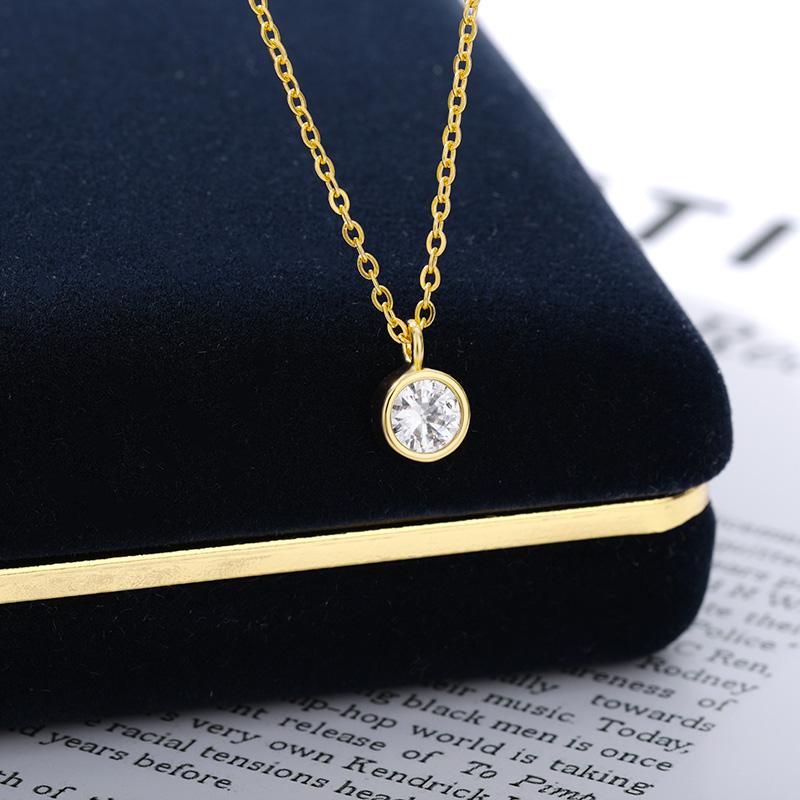 Pendant Necklaces Cute Small Round Circle Necklace For Women Stainless Steel Crystal Choker Cubic Zirconia Jewelry Girls
Pendant Necklaces Cute Small Round Circle Necklace For Women Stainless Steel Crystal Choker Cubic Zirconia Jewelry Girls
