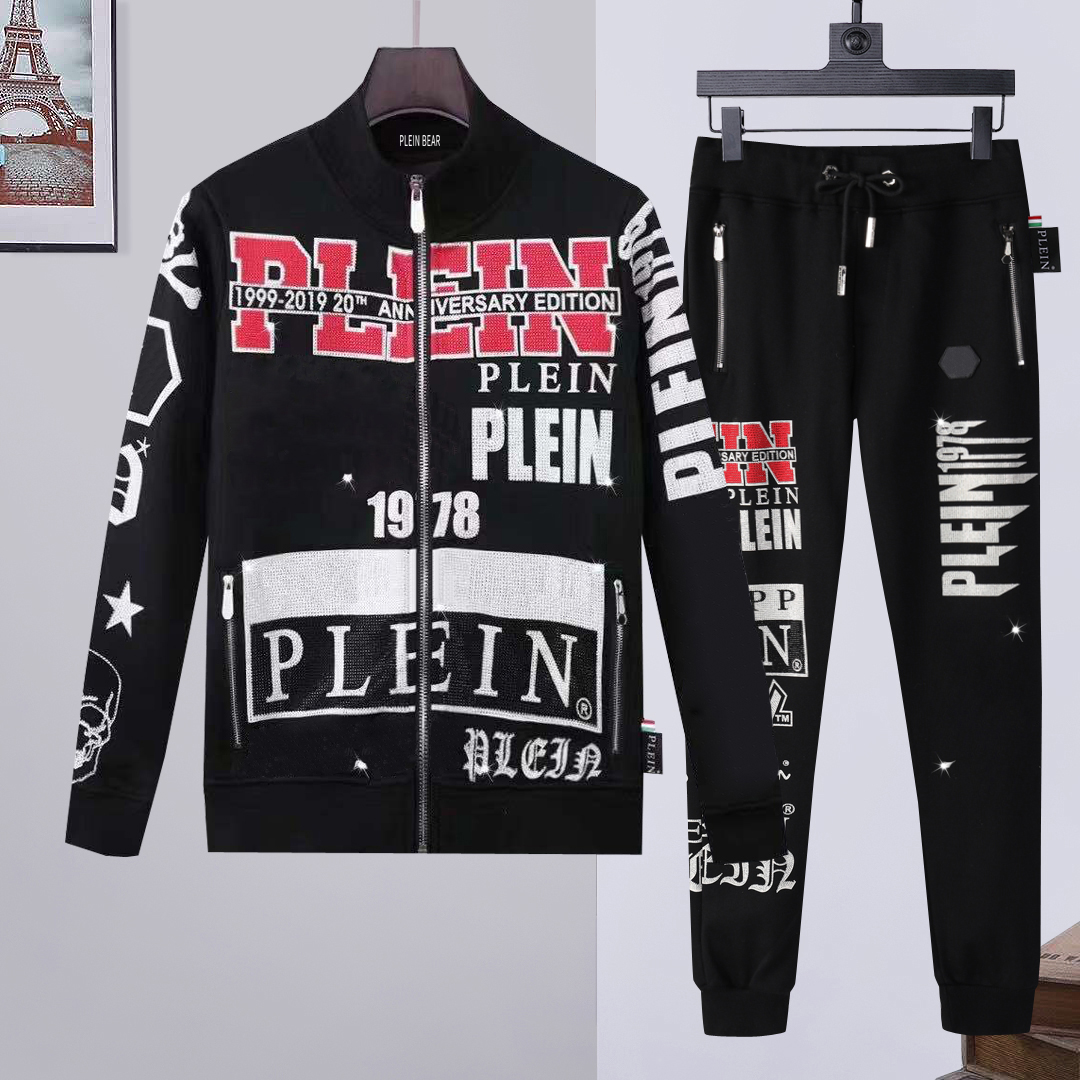PLEIN BEAR Mens HOODIE JACKET TROUSERS CRYSTAL SKULL Tracksuit Men Hoodies Casual Tracksuits Jogger Jackets Pants Sets Sporting Suit 74190, Black
PLEIN BEAR Mens HOODIE JACKET TROUSERS CRYSTAL SKULL Tracksuit Men Hoodies Casual Tracksuits Jogger Jackets Pants Sets Sporting Suit 74190, Black