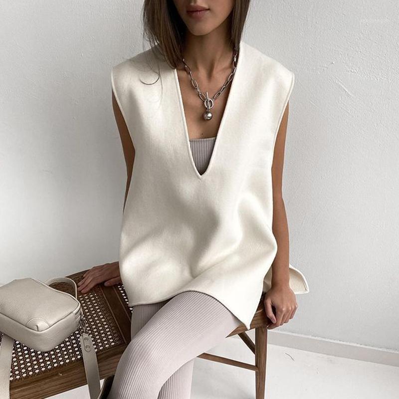 Women's Vests XMAX Fashion Casual Simple Loose V Neck Women Elegant Wide Shoulders Coats Solid Soft Fit Woolen Ladies, Black
Women's Vests XMAX Fashion Casual Simple Loose V Neck Women Elegant Wide Shoulders Coats Solid Soft Fit Woolen Ladies, Black