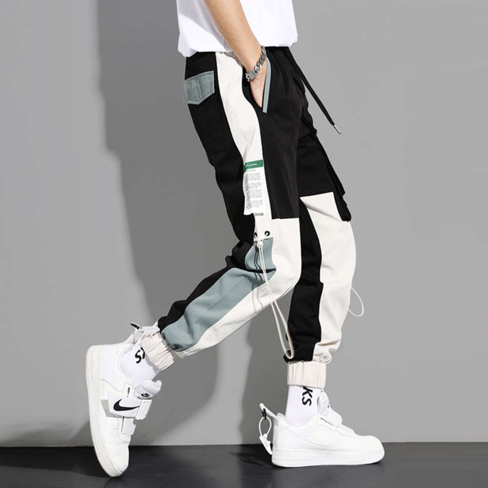 Spring and autumn new style overalls loose straight fashion Korean casual quarter men's sports pants, Black
Spring and autumn new style overalls loose straight fashion Korean casual quarter men's sports pants, Black