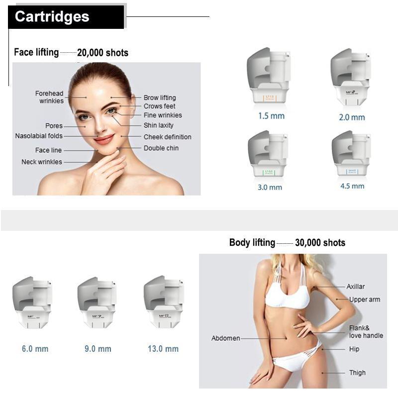 CE Certificate Korea 7D hifu portable High Intensity Focused Machine anti-aging ultrasound facical lift Wrinkle Removal for face and body