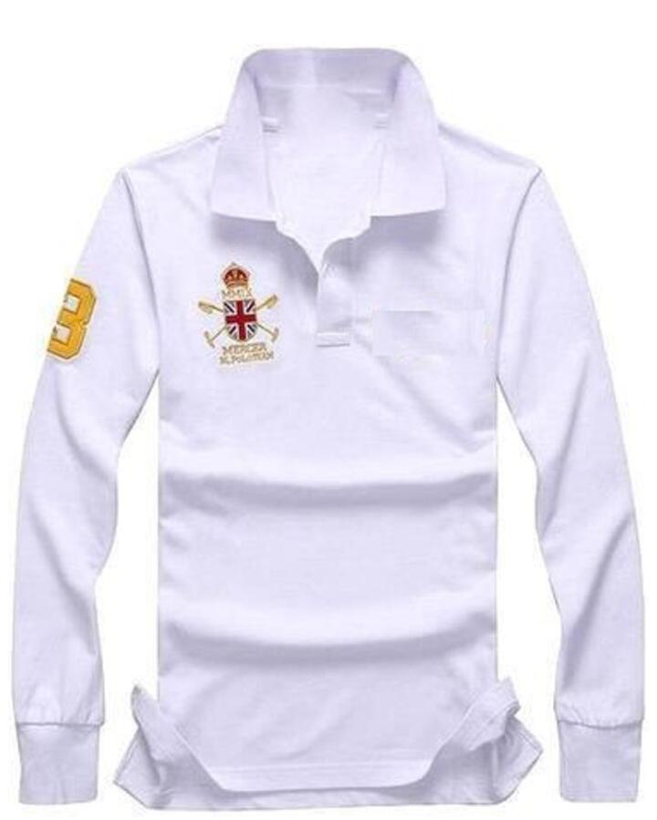 Wholesale Brand Casual Polo Shirt brand Men's Polos big horse Embroidery Polo Shirt High Quality Polos Men Cotton Long Sleeve shirt s-ports jerseys, White
Wholesale Brand Casual Polo Shirt brand Men's Polos big horse Embroidery Polo Shirt High Quality Polos Men Cotton Long Sleeve shirt s-ports jerseys, White