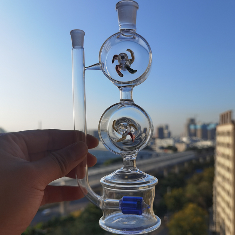 Oil Rig Glass Bong Amusing 3 Layers Hookah With 10mm Male Joint Oil Burner Hose 14mm Adapter Two Windmill Wheel Designs Smoke Rotate For Smoking VS Water Pipe
Oil Rig Glass Bong Amusing 3 Layers Hookah With 10mm Male Joint Oil Burner Hose 14mm Adapter Two Windmill Wheel Designs Smoke Rotate For Smoking VS Water Pipe