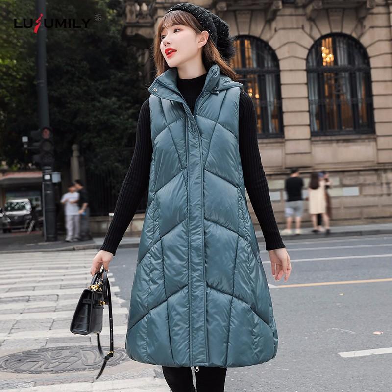 Women's Vests Lusumily Women Vest Hooded Autumn Winter Sleeveless Thick Warm Cotton Down Coat Long Waistcoat Jacket Outwear, Black;white
Women's Vests Lusumily Women Vest Hooded Autumn Winter Sleeveless Thick Warm Cotton Down Coat Long Waistcoat Jacket Outwear, Black;white