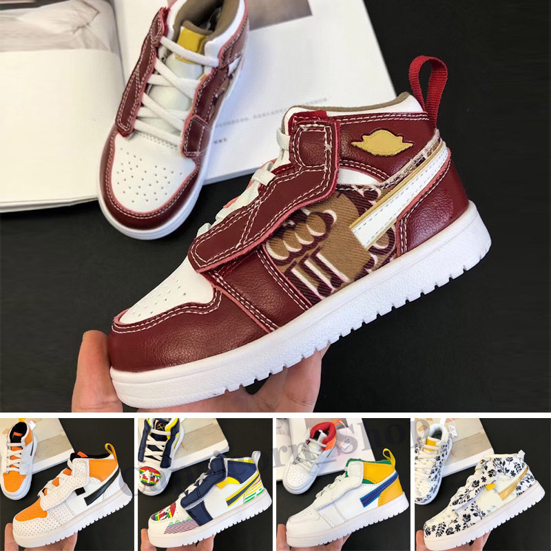 2022 J1 I Magic Button Satin Black Toe Children Basketball Shoes Boy Girl Youth Kid Sport Running boots Sneaker Size 28-35, Standard size
2022 J1 I Magic Button Satin Black Toe Children Basketball Shoes Boy Girl Youth Kid Sport Running boots Sneaker Size 28-35, Standard size