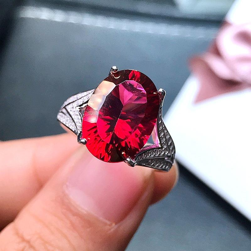 Cluster Rings MeiBaPJ 10*14 Beatiful Natural Pigeon Blood Red Topaz Ring For Women Real 925 Solid Silver Fine Charm Wedding Jewelry
Cluster Rings MeiBaPJ 10*14 Beatiful Natural Pigeon Blood Red Topaz Ring For Women Real 925 Solid Silver Fine Charm Wedding Jewelry