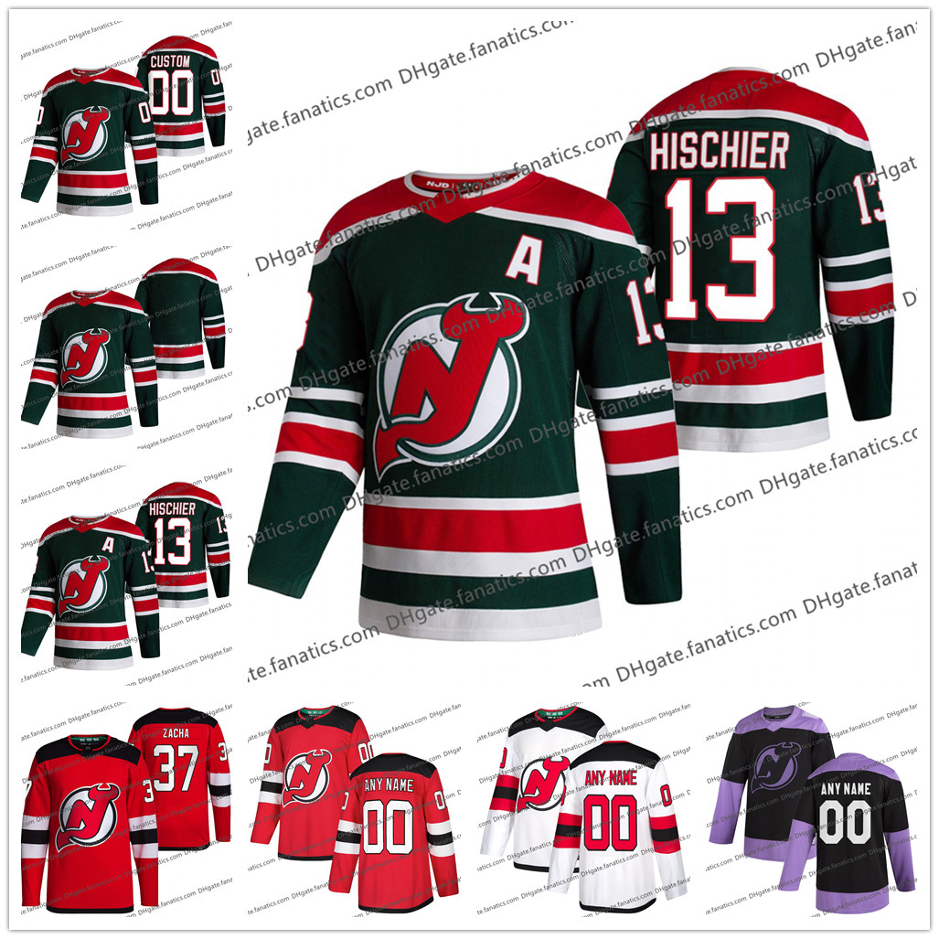 13 Nico Hischier New Jersey Devils 2021 Reverse Retro Jersey 76 P.K. Subban 37 Pavel Zacha 33 Akira Schmid 44 Miles Wood 63 Jesper Bratt Hughes Stitched Any Name Number, As photo
13 Nico Hischier New Jersey Devils 2021 Reverse Retro Jersey 76 P.K. Subban 37 Pavel Zacha 33 Akira Schmid 44 Miles Wood 63 Jesper Bratt Hughes Stitched Any Name Number, As photo