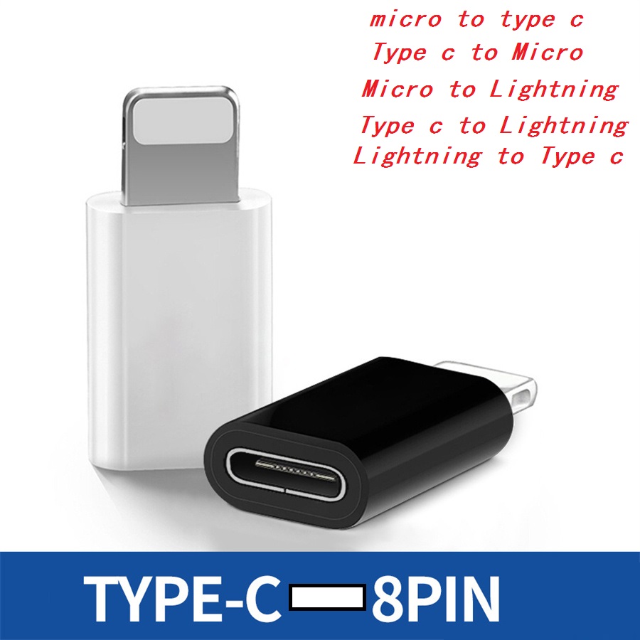 Sync Charger Cables Micro Type c Ligthning to USB-C Micro V8 5pin 8Pin Adapters For Iphone Samsung Android phone, Opp bags only
Sync Charger Cables Micro Type c Ligthning to USB-C Micro V8 5pin 8Pin Adapters For Iphone Samsung Android phone, Opp bags only