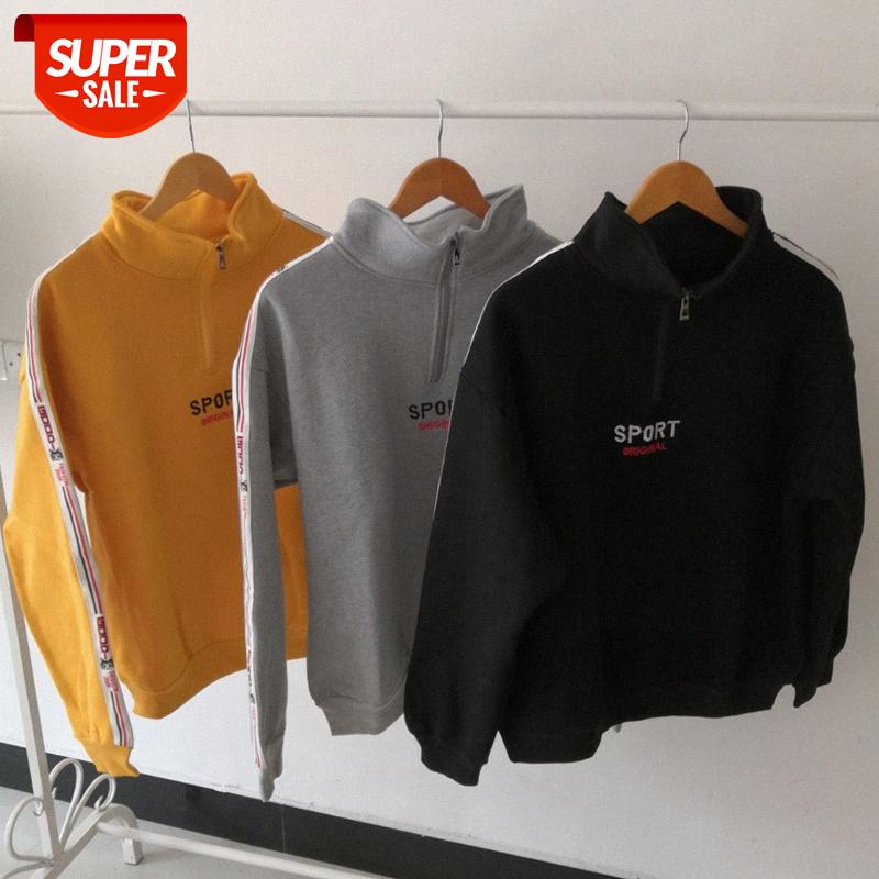Men's and women's stand-up collar plus velvet half zipper pullover letter embroidery ribbon sweater coat #P95y, Black
Men's and women's stand-up collar plus velvet half zipper pullover letter embroidery ribbon sweater coat #P95y, Black