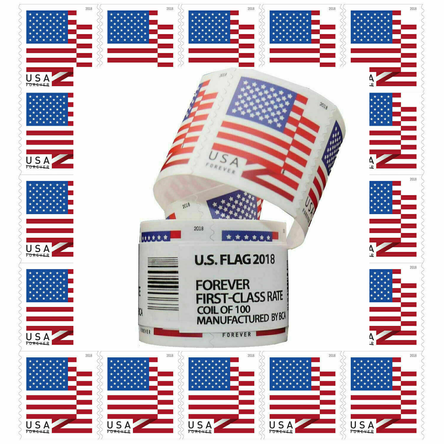 100 USPS Stamps Postage Forever 2018 / 2017 USA New Sealed Roll Coil Stamps Corsage love
100 USPS Stamps Postage Forever 2018 / 2017 USA New Sealed Roll Coil Stamps Corsage love