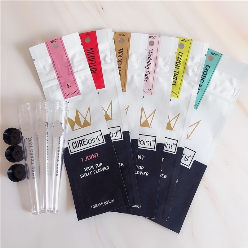 West Coast Cure Prerolls Packaging 3PCS 1PCS CURED JOINTS BAG PLASTIC TUBE Pre-rolled Joint Tube Packages Free Shipping
West Coast Cure Prerolls Packaging 3PCS 1PCS CURED JOINTS BAG PLASTIC TUBE Pre-rolled Joint Tube Packages Free Shipping