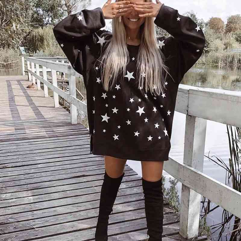 Autumn Woman' Hoodies Oversize Female Red Black Loose Cotton Stars Thicken Warm Women Sweatshirts Lady Fashion Plus Size 210603
Autumn Woman' Hoodies Oversize Female Red Black Loose Cotton Stars Thicken Warm Women Sweatshirts Lady Fashion Plus Size 210603