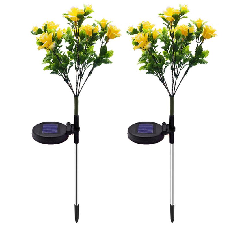 Lawn Lamps Solar LED Yard Simulation Ground Plug Outdoor Decoration Garden Lights 2pcs PVC + Steel 75cm Changing Landscape Decorative Lamp
Lawn Lamps Solar LED Yard Simulation Ground Plug Outdoor Decoration Garden Lights 2pcs PVC + Steel 75cm Changing Landscape Decorative Lamp