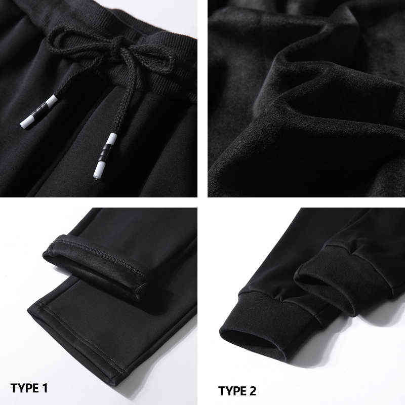 Winter Warm Pants Men Cotton Fitness Sportswear Tracksuit Bottoms Skinny Sweatpants Trousers Track Pants Mens Joggers M-8XL K340 211112