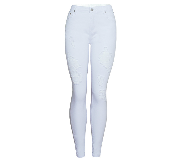 Women Jeans Distressed Curvy White Mid High Waist Stretch Denim Pants Ripped Hole Skinny for Woman Jean, Blue
Women Jeans Distressed Curvy White Mid High Waist Stretch Denim Pants Ripped Hole Skinny for Woman Jean, Blue