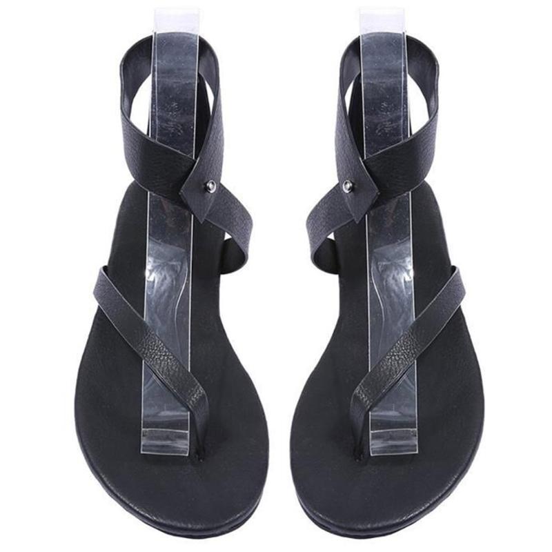 Fashion Elegant Women Solid Buckle Strap Sandals Flat Simple Open Toe Casual Shoes Comfortable For Summer, Black
Fashion Elegant Women Solid Buckle Strap Sandals Flat Simple Open Toe Casual Shoes Comfortable For Summer, Black