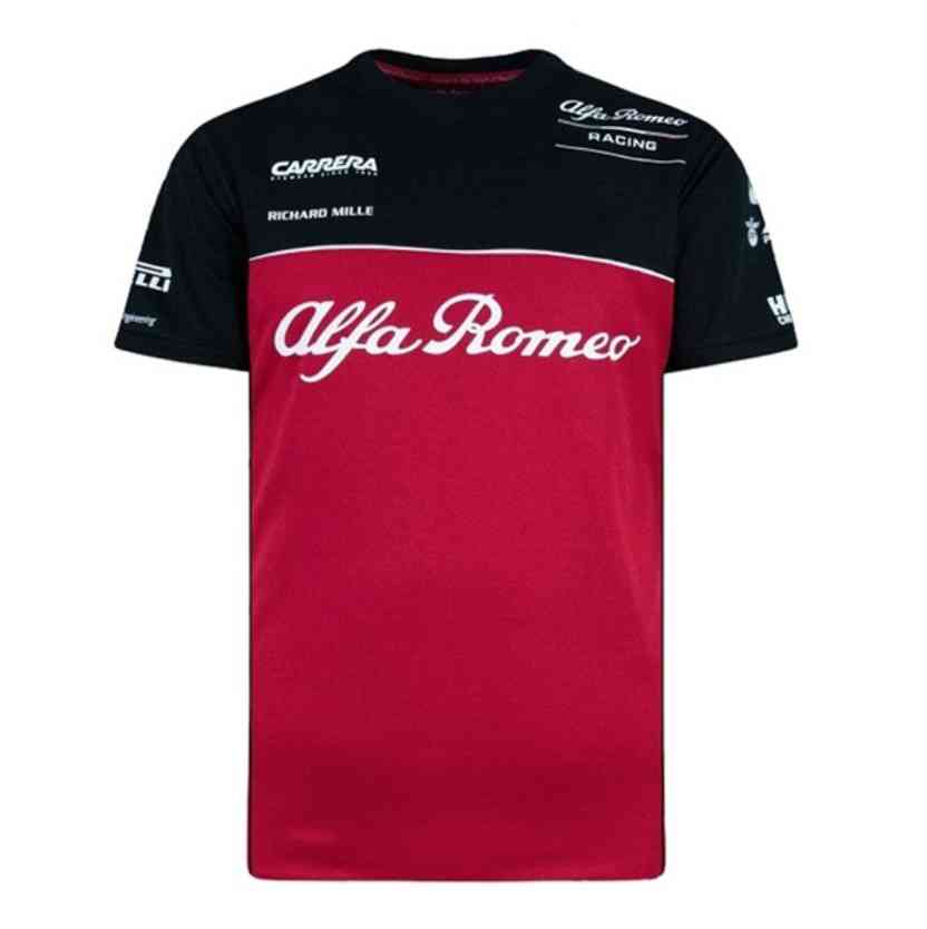 One Race Short-sleeved Men's and Women's Outdoor Extreme Sports Off-road Enthusiasts T-shirt Summer F1 Alfa Romeo Team Formula, 4sctx00001
One Race Short-sleeved Men's and Women's Outdoor Extreme Sports Off-road Enthusiasts T-shirt Summer F1 Alfa Romeo Team Formula, 4sctx00001