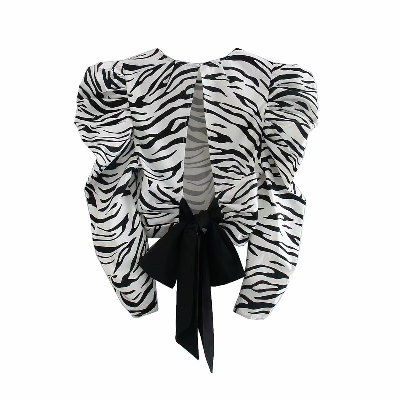 fashion women short shirts summer lopard o neck laides blouses causal bow belt blouse sexy girls shirt chic 210527