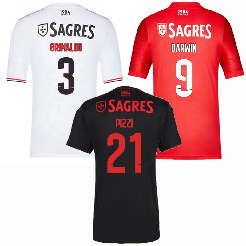 2021 2022 benfica Soccer Jerseys Vertonghen Grimaldo OTAMENDI DARWIN home away 3rd 21 22 football men and kids shirt, Black;yellow
2021 2022 benfica Soccer Jerseys Vertonghen Grimaldo OTAMENDI DARWIN home away 3rd 21 22 football men and kids shirt, Black;yellow