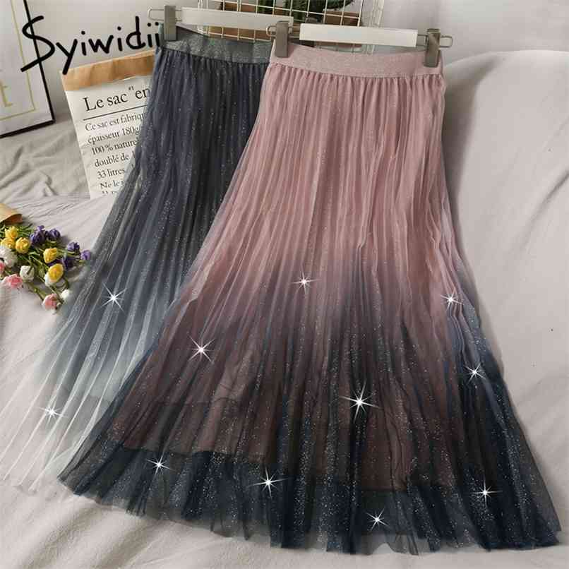 Mesh Elastic High Waist Skirt Women Mid-Calf Casual A-Line Patchwork Color Spring Summer Korean Fashion Skirts 210607, Black
Mesh Elastic High Waist Skirt Women Mid-Calf Casual A-Line Patchwork Color Spring Summer Korean Fashion Skirts 210607, Black