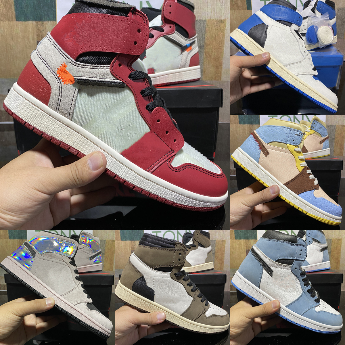 Jumpman 1 Women Mens Trainers Dark Marina Hyper Royal 1s Shoes Digital Pink University Blue Wolf Grey Crimson Tint Top Quality High OG Crafted 36-45, Box
Jumpman 1 Women Mens Trainers Dark Marina Hyper Royal 1s Shoes Digital Pink University Blue Wolf Grey Crimson Tint Top Quality High OG Crafted 36-45, Box