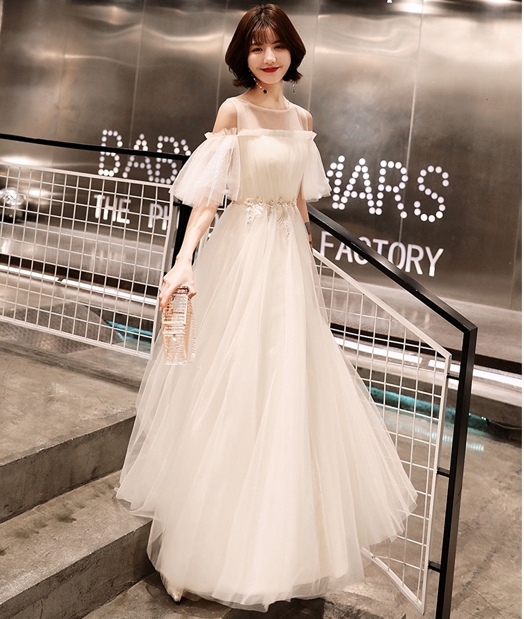 2021 New Appliques A-line Off the Shoulder Tulle Boho Gowns Vestido De Novia Princess Wedding Party Iq5i, White
2021 New Appliques A-line Off the Shoulder Tulle Boho Gowns Vestido De Novia Princess Wedding Party Iq5i, White