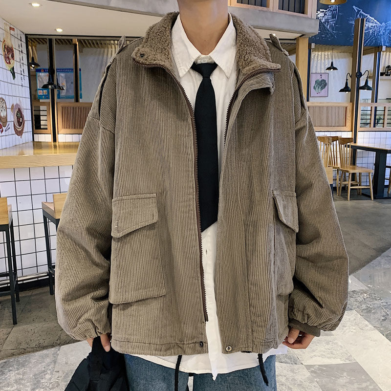 2021 New Winter Cotton Padded Lamb Fur Jacket Men's Warm Fashion Casual Retro Men Wild Loose Korean Short Coat Mens Clothes -2xl Qjcv, Gray
2021 New Winter Cotton Padded Lamb Fur Jacket Men's Warm Fashion Casual Retro Men Wild Loose Korean Short Coat Mens Clothes -2xl Qjcv, Gray