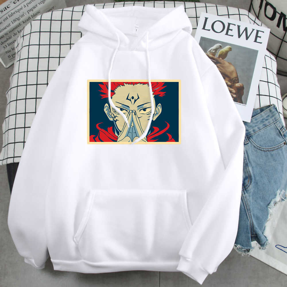 Gojo Satoru Hoodies Vintage Japan Anime Man Sweatshirt Fashion Harajuku Mens Casual Hoodie Comfortable Street Korean Men Clothes H0826