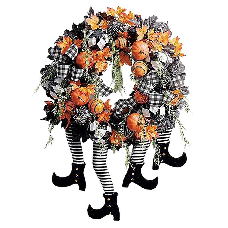 Decorative Flowers & Wreaths Halloween Decoration Wreath Ghost Scene Party Gift Prank Witch Pumpkin Leg Po Props, As shown
Decorative Flowers & Wreaths Halloween Decoration Wreath Ghost Scene Party Gift Prank Witch Pumpkin Leg Po Props, As shown