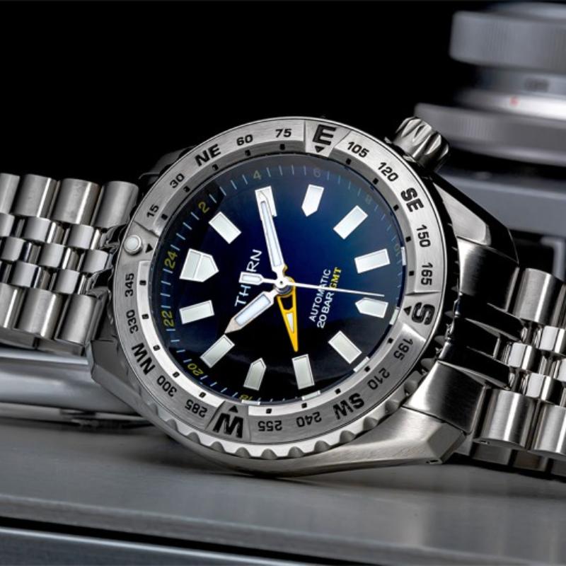 Wristwatches Men's Pro Diver Watches Sports Fashion Trend Automatic Winding Multiple Time Zone Wrist Watch For Men, Steel color
Wristwatches Men's Pro Diver Watches Sports Fashion Trend Automatic Winding Multiple Time Zone Wrist Watch For Men, Steel color