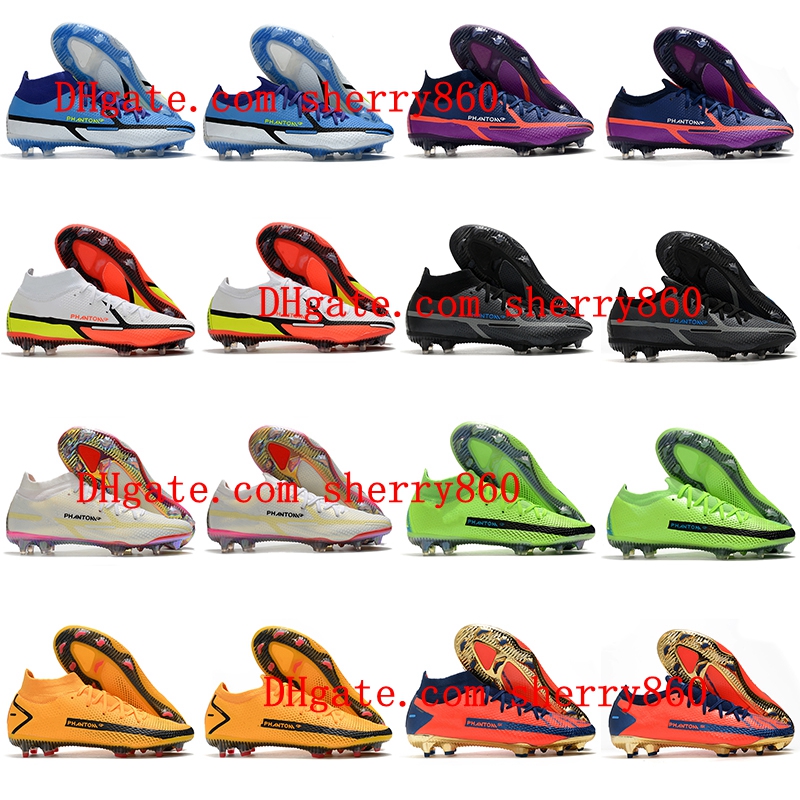 Phantom GT2 Dynamic Fit Elite FG Soccer Shoes Football Boots High Low Ankle Cleats Black Blue Yellow Green botas de futbol, As picture 4
Phantom GT2 Dynamic Fit Elite FG Soccer Shoes Football Boots High Low Ankle Cleats Black Blue Yellow Green botas de futbol, As picture 4