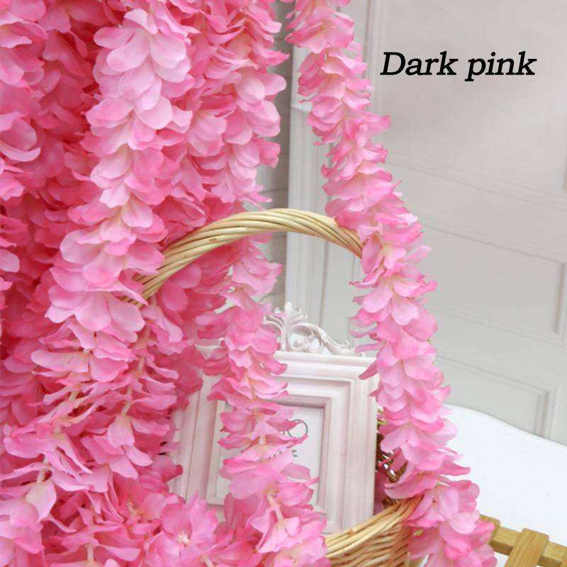 Decorative Flowers & Wreaths 10PCS 100cm Single Silk Orchid Flower String Artificial Wisteria Vine DIY Plants For Home Wedding Wall Backgrou
Decorative Flowers & Wreaths 10PCS 100cm Single Silk Orchid Flower String Artificial Wisteria Vine DIY Plants For Home Wedding Wall Backgrou