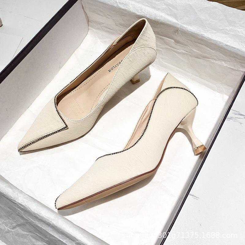 Dress Shoes Women's High-heeled 2021 Summer Pointed Stiletto Fashion Work Single Mercari, As picture
Dress Shoes Women's High-heeled 2021 Summer Pointed Stiletto Fashion Work Single Mercari, As picture