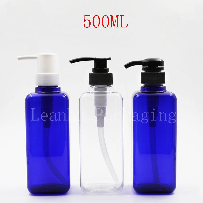 500ML Blue/Transparent Plastic Bottle, 500CC Shampoo/Shower Gel/Lotion Packaging Bottle, Empty Cosmetic Container (12 PC/Lot
500ML Blue/Transparent Plastic Bottle, 500CC Shampoo/Shower Gel/Lotion Packaging Bottle, Empty Cosmetic Container (12 PC/Lot