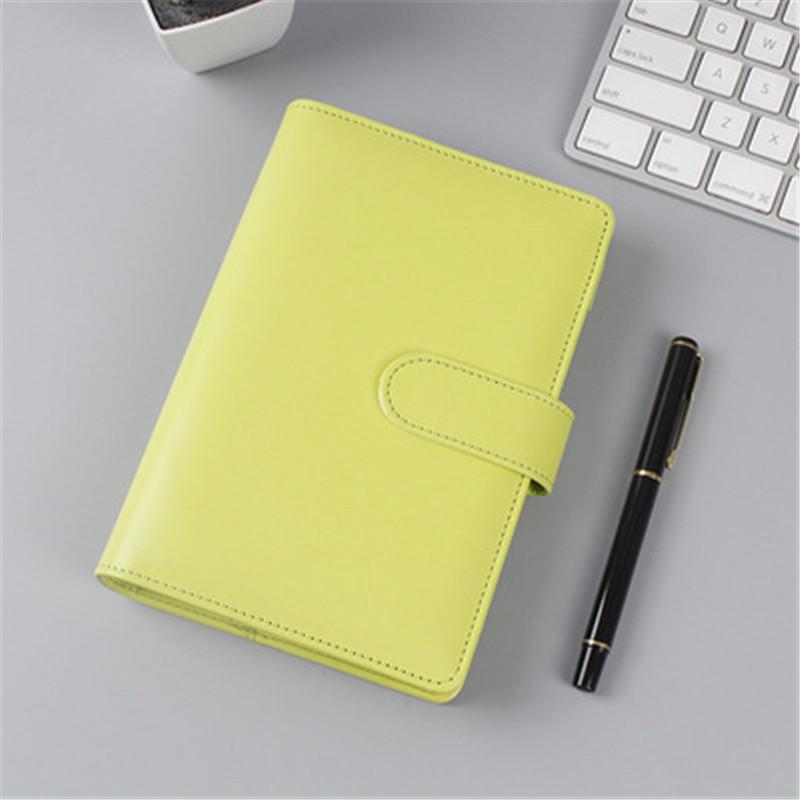 A5 A6 Creative Collectable Waterproof Macarons Christmas Decorations Binder Hand Ledger Notebook Shell Loose leaf Notepad Diary Stationery Cover Schoo