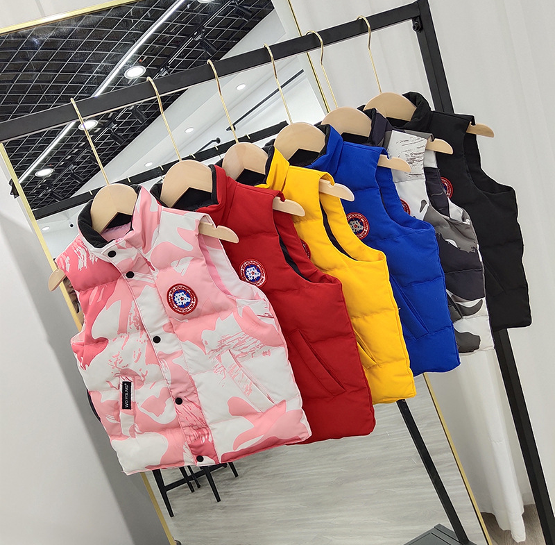Baby Waistcoat Boys Jackets Girl Coats Classic Letter Vest Down Clothe Baby Teen Clothes Outerwear Children Clothing Coat Jacket, 001
Baby Waistcoat Boys Jackets Girl Coats Classic Letter Vest Down Clothe Baby Teen Clothes Outerwear Children Clothing Coat Jacket, 001