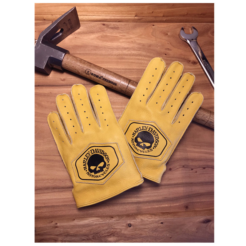 Mens motorcycle rider outdoor mountaineering summer vintage leather gloves autumn winter Plush glovesg 
Mens motorcycle rider outdoor mountaineering summer vintage leather gloves autumn winter Plush glovesg