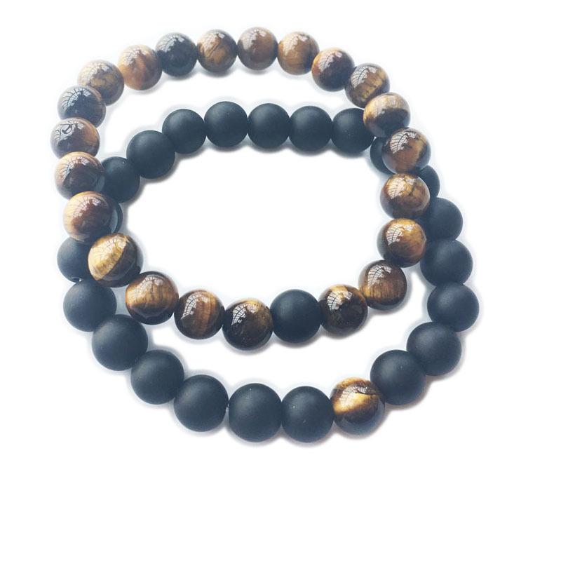 Beaded, Strands 8mm Tiger Eye Beads Bracelet Men Fashion Obsidian Elastic Bracelets For Women Natural Stone Yoga Bangle Jewelry Pulsera Homb 
Beaded, Strands 8mm Tiger Eye Beads Bracelet Men Fashion Obsidian Elastic Bracelets For Women Natural Stone Yoga Bangle Jewelry Pulsera Homb