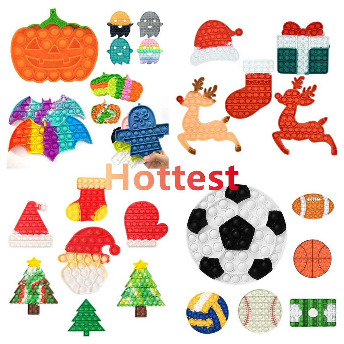 Halloween Fidget Sensory Bubbles Push Christmas Deer Simple Dimple Bubble Finger Toys Decompression Ghost Bat Stress Relief Interactive Party Game DHL
Halloween Fidget Sensory Bubbles Push Christmas Deer Simple Dimple Bubble Finger Toys Decompression Ghost Bat Stress Relief Interactive Party Game DHL