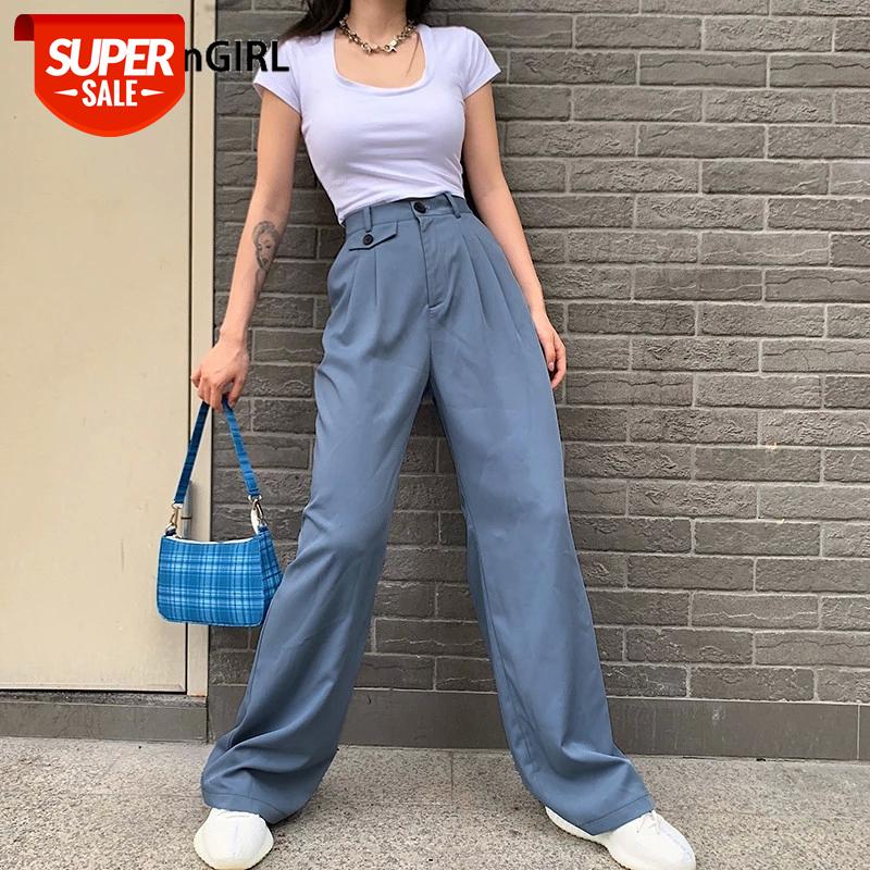 HEYounGIRL Summer Straight Long Trousers Ladies Casual Loose High Waist Pants Women Pocket Korean Fashion Suit Pants Capris #9Z7T, Black;white
HEYounGIRL Summer Straight Long Trousers Ladies Casual Loose High Waist Pants Women Pocket Korean Fashion Suit Pants Capris #9Z7T, Black;white
