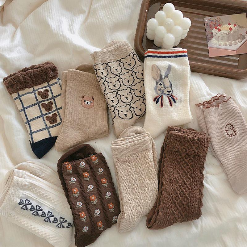 Christmas Decorations 1pair Cartoon Socks Spring Autumn Casual Korean Style Women Cute Bear Coffee Stockings Cotton InsTide Short Pile Sox
Christmas Decorations 1pair Cartoon Socks Spring Autumn Casual Korean Style Women Cute Bear Coffee Stockings Cotton InsTide Short Pile Sox