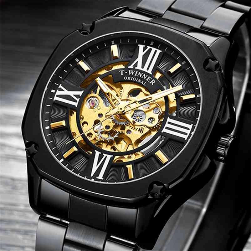 Watch Men Automatic Mechanical Luxury Fashion Stainless Steel Sport es Mens Relogio Masculino 210608, Black
Watch Men Automatic Mechanical Luxury Fashion Stainless Steel Sport es Mens Relogio Masculino 210608, Black